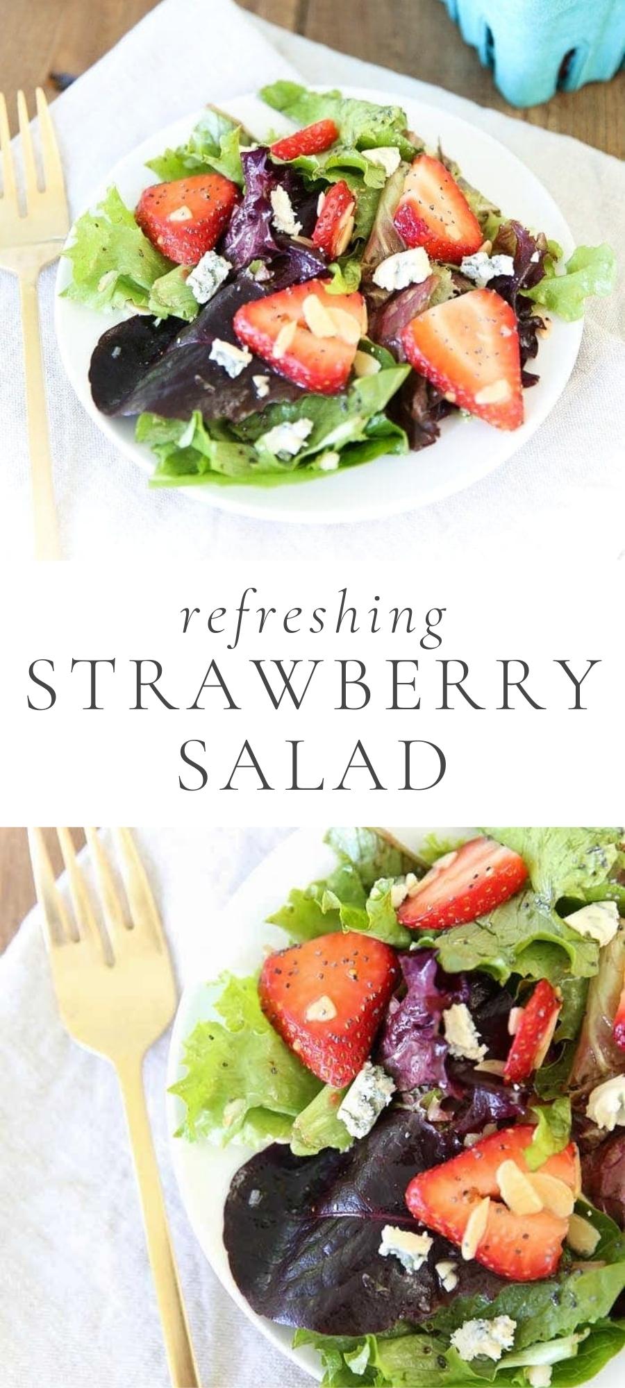 Strawberry Salad with Poppy Seed Dressing | Julie Balanner