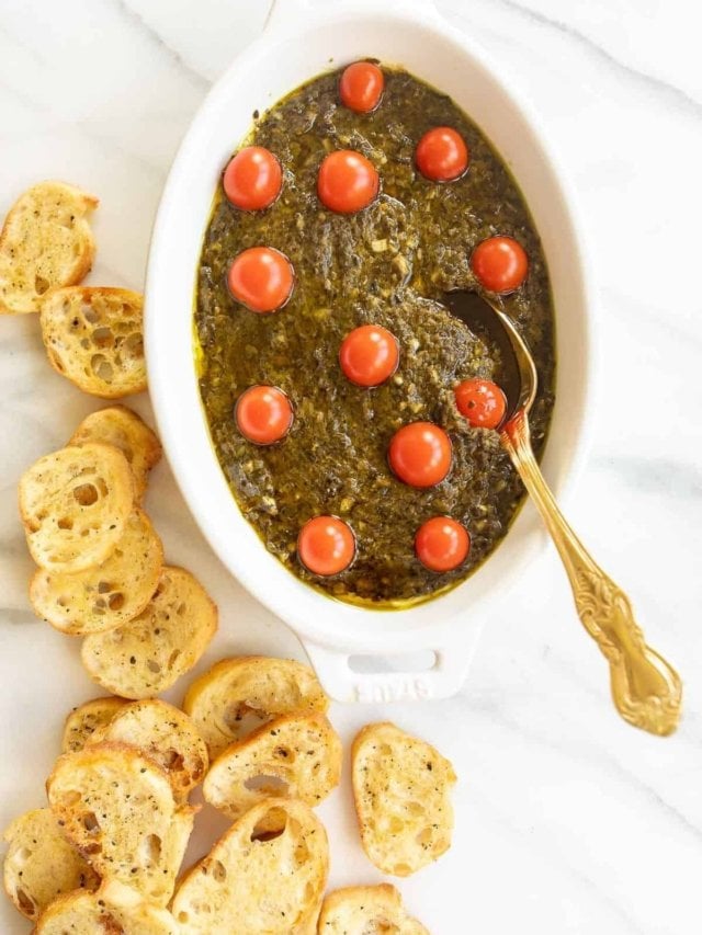 How to Make Pesto Dip Julie Blanner