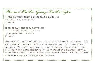Peanut Butter Gooey Butter Cake - Julie Blanner