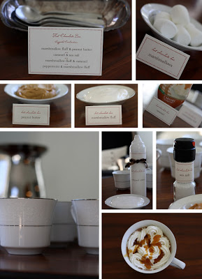 hot chocolate bar