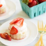 The best strawberry shortcake recipe with fresh whipped cream in just 15 minutes!