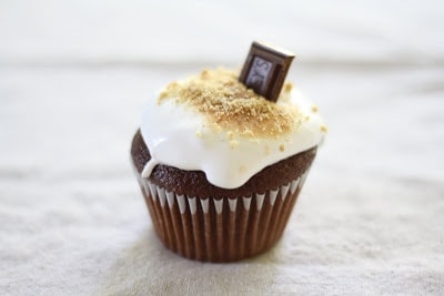s’mores cupcake recipe