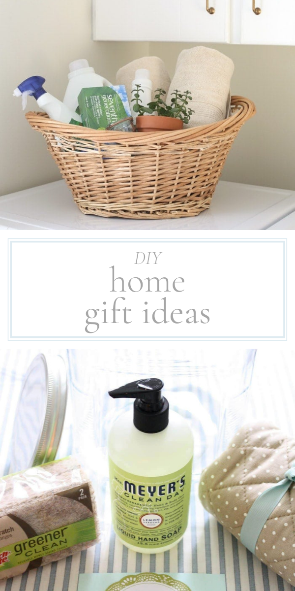 DIY Housewarming Gifts-Inexpensive Last Minute New Home Gifts  House  warming gift diy, Housewarming gift baskets, Homemade gift baskets