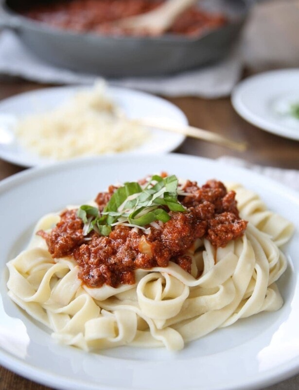 5 Star bolognese sauce without a lot of time & effort!