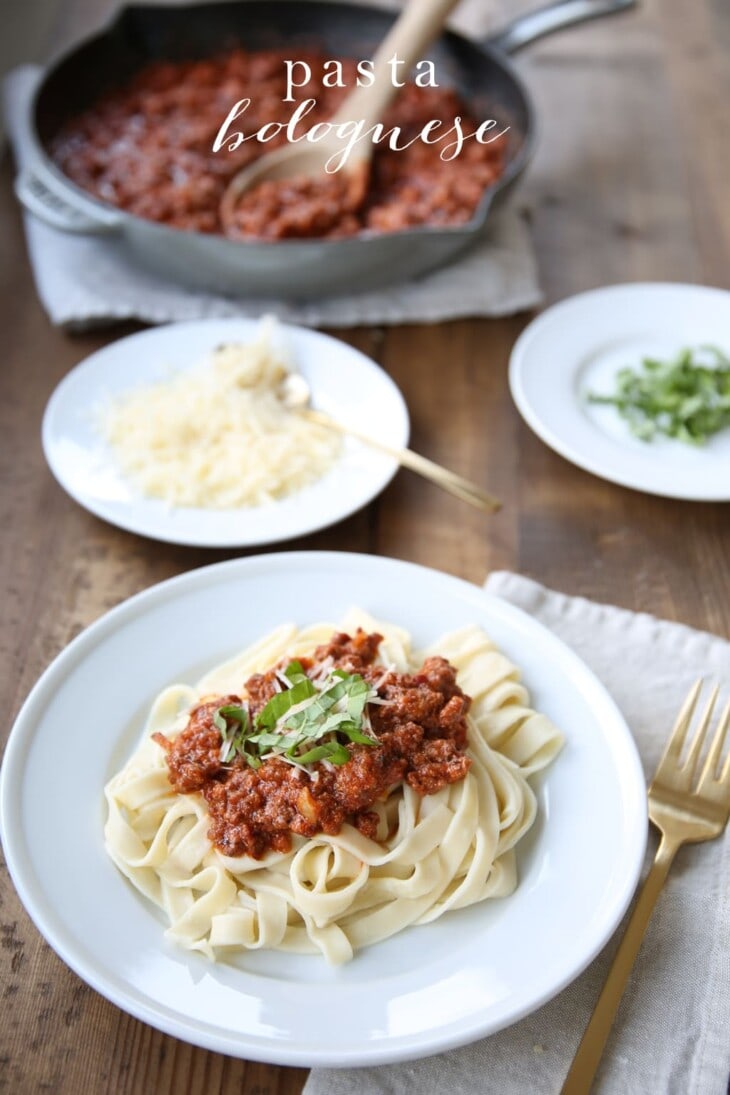 Pasta Bolognese Recipe with Homemade Bolognese Sauce Julie Blanner