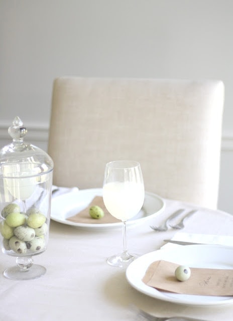 Easter Table Decor