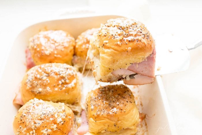 the best ham and cheese sliders