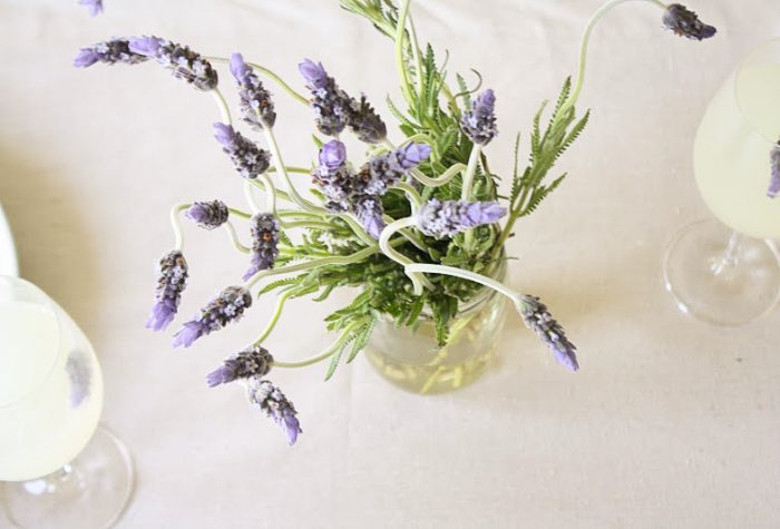 simple and beautiful brunch | lavender and lemonade