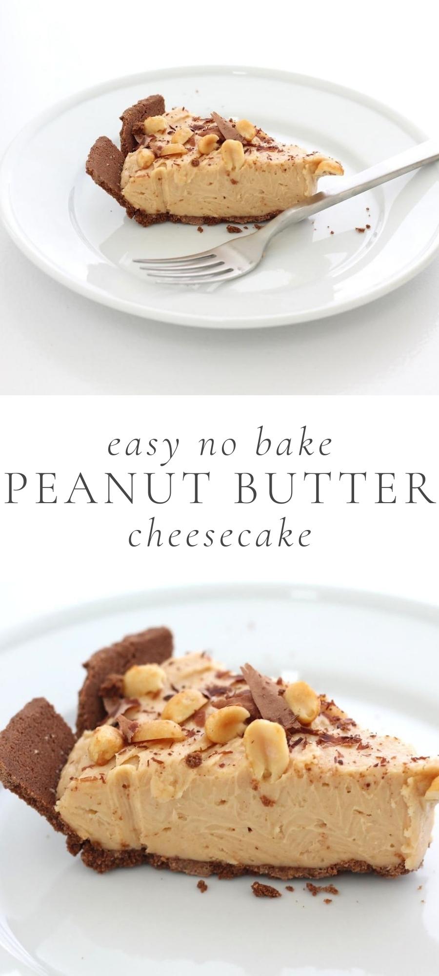 No Bake Peanut Butter Cheesecake with Video Julie Blanner