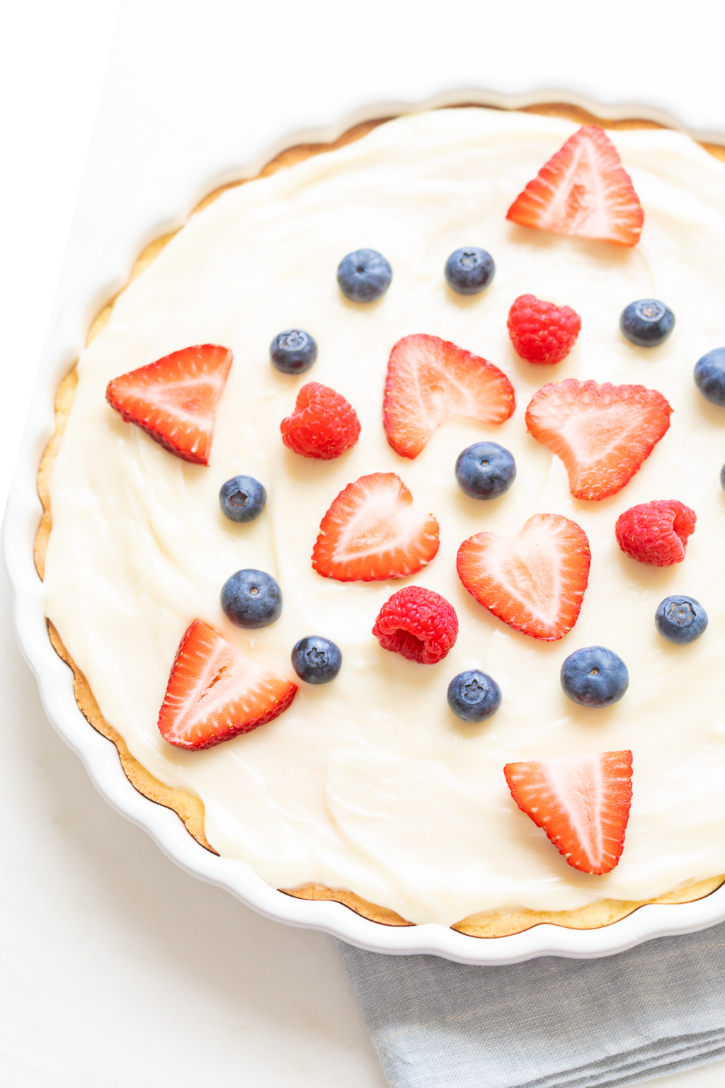 3 Ingredient Creamy Fruit Pizza Icing | Julie Blanner