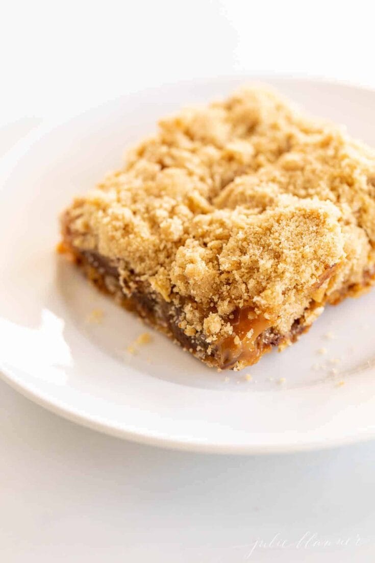 Caramel Oatmeal Cookie Bars aka Mountain Bars Julie Blanner