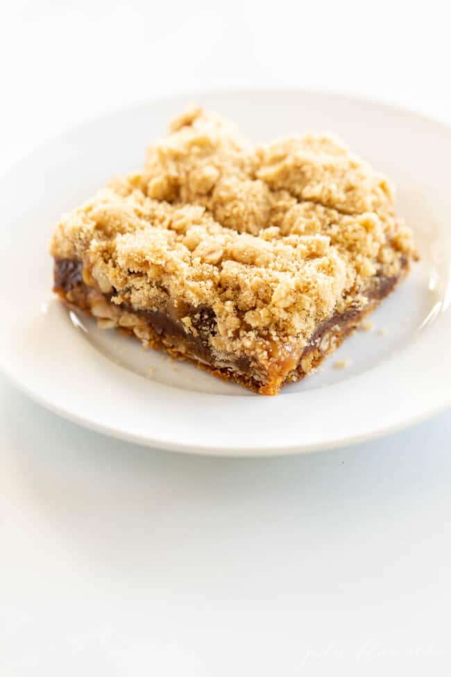 Caramel Oatmeal Cookie Bars aka Mountain Bars Julie Blanner