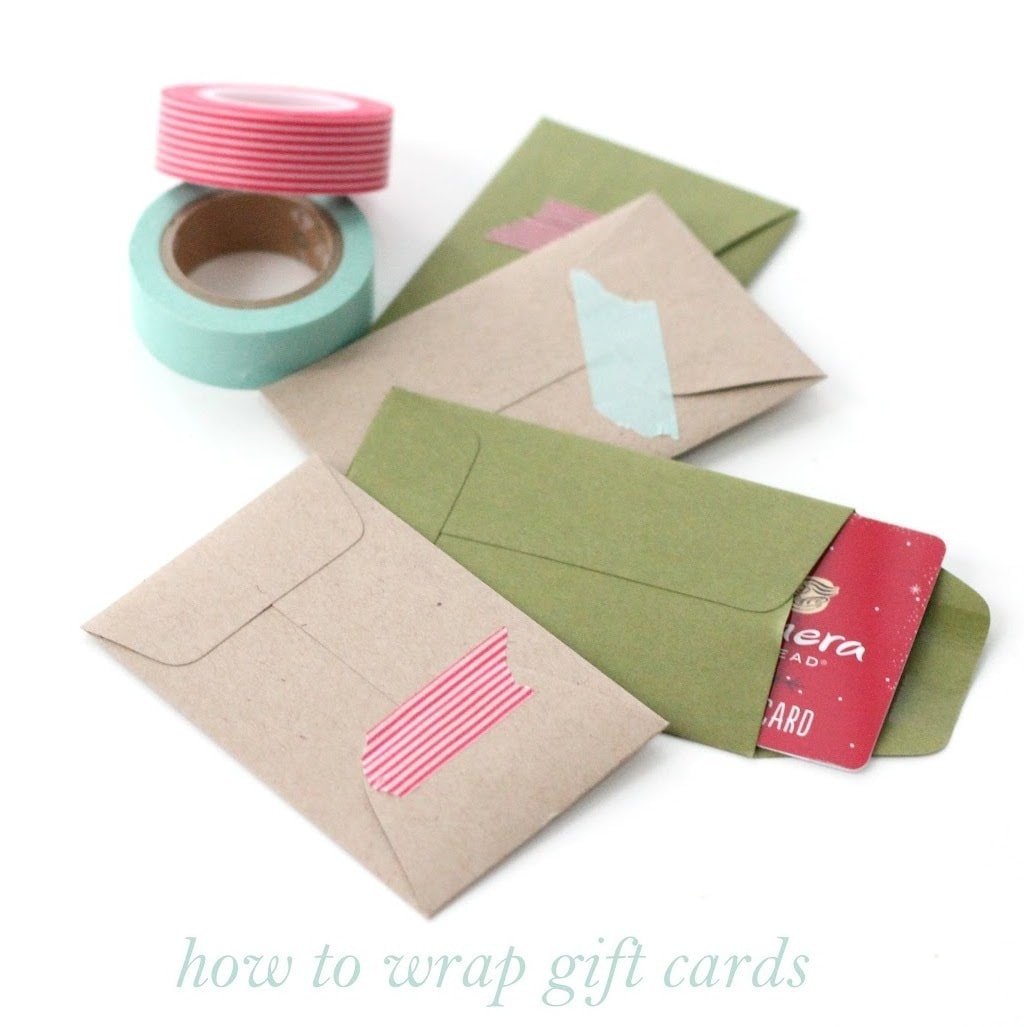 How to Wrap Gift Cards