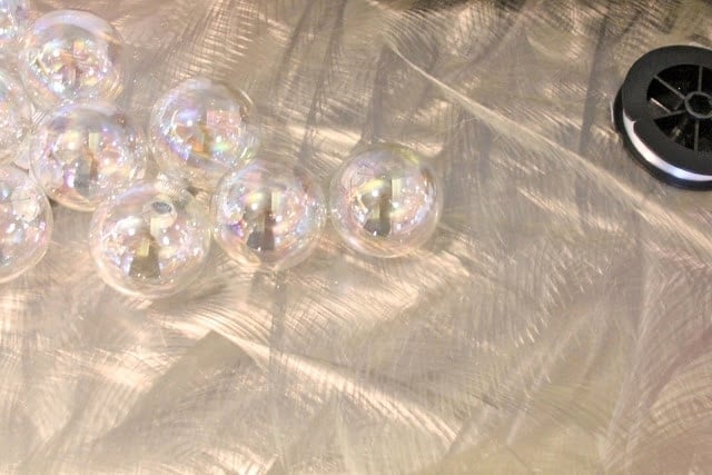 iridescent craft ornament balls