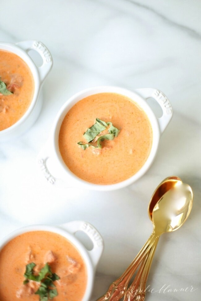 Easy Tomato Soup Recipe With Video Julie Blanner 