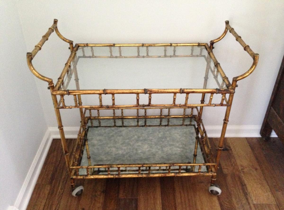Brass Bar Cart