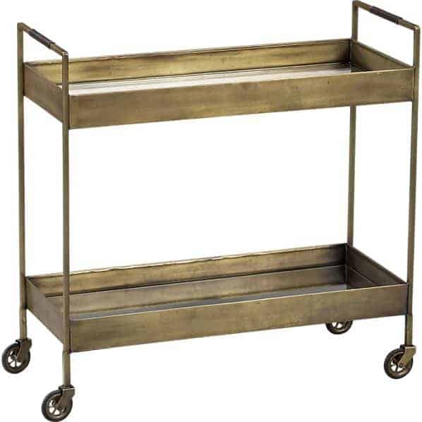 Brass Bar Cart Where to Find the Cute Gold Bar Cart of Your Dreams