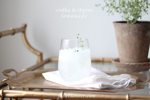 vodka thyme lemonade