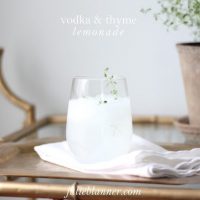 Vodka Thyme Lemonade