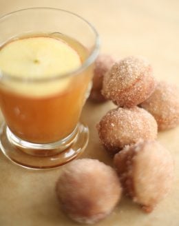 Easy apple cider donut holes recipe