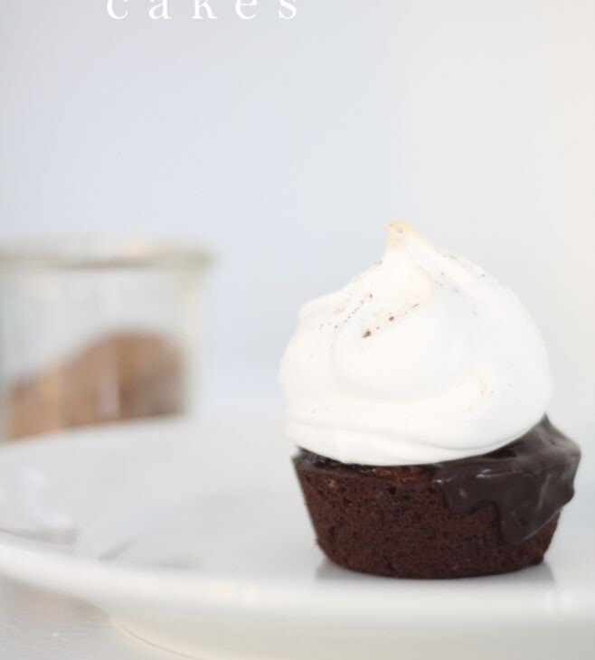 A mini hot cocoa cake