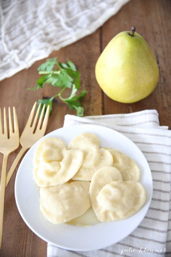 Valentine's Day Dinner - Easy Heart Shaped Ravioli