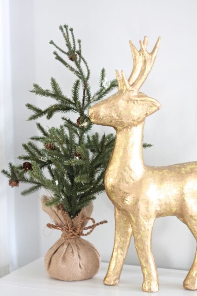 DIY Paper Mache Stag