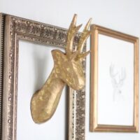 5 minute diy paper mache stag head