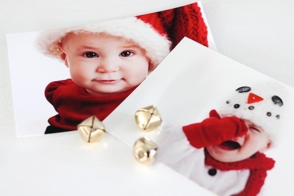 Old or new photos are an idea of what to put into the kids advent calendar 