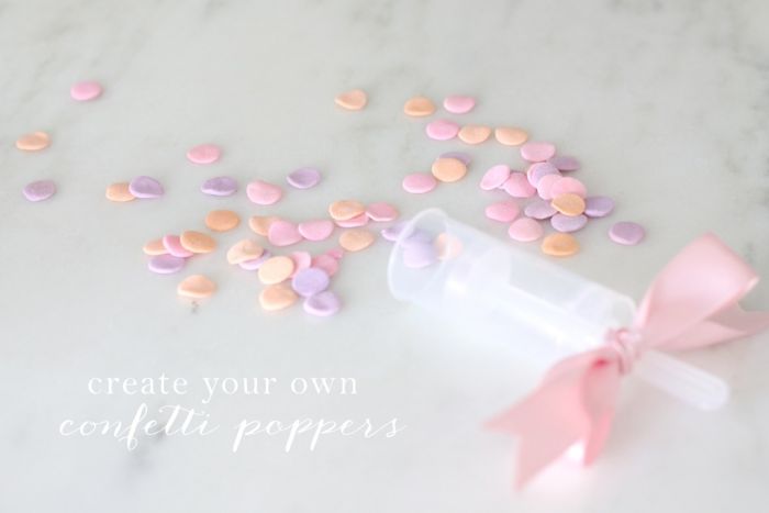 create your own confetti poppers