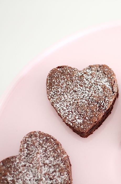 Heart Shaped Brownies