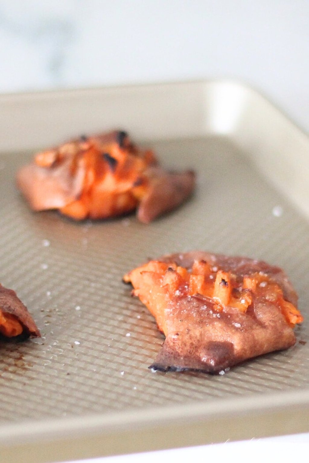 Easy Smashed Sweet Potatoes | Julie Blanner