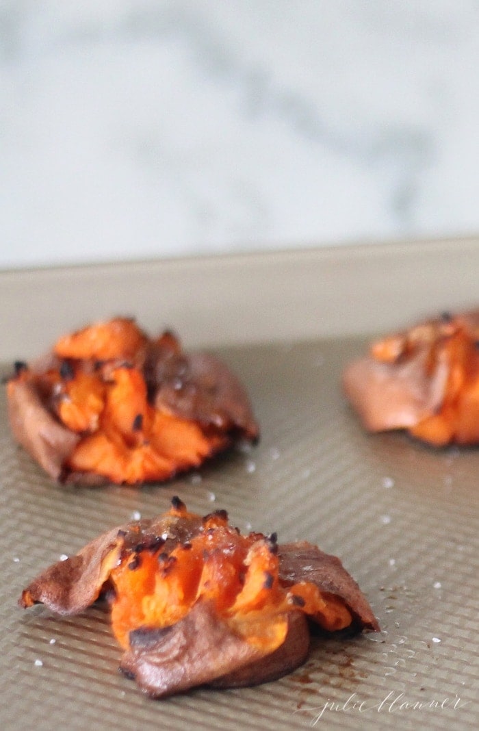Smashed Sweet Potatoes