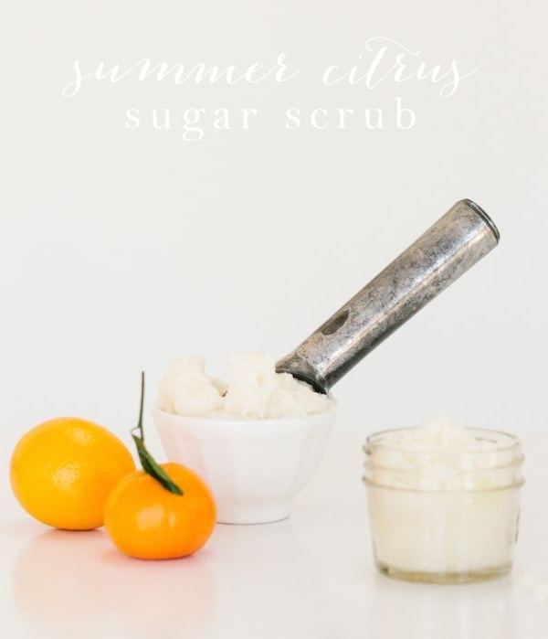 summer citrus sugar scrub recipe