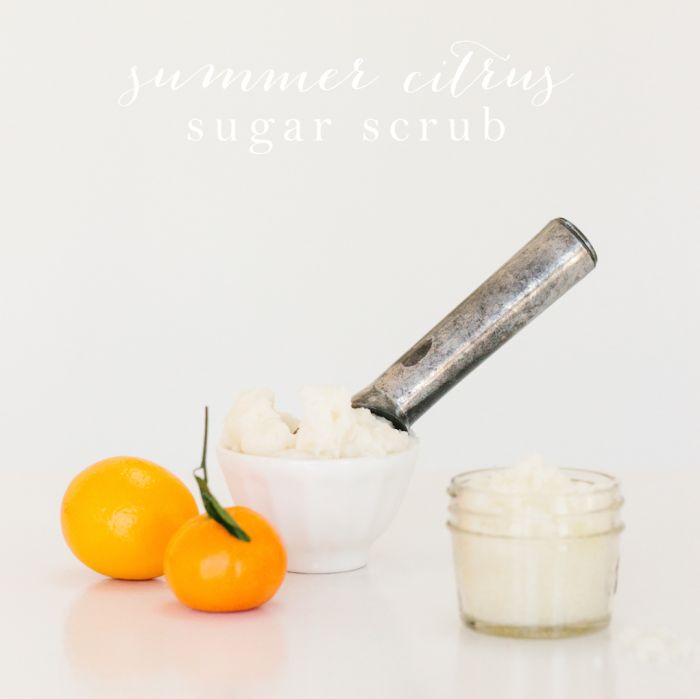 summer citrus sugar scrub recipe