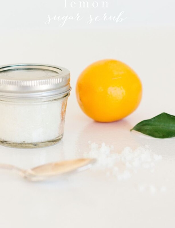 easy lemon sugar scrub recipe