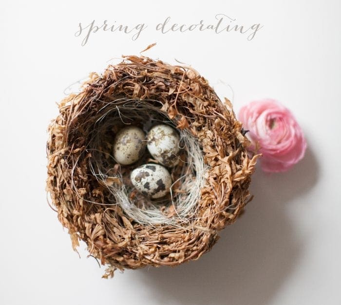 Easy & beautiful ways to integrate Spring into your home | Spring Decorating Ideas via julieblanner.com