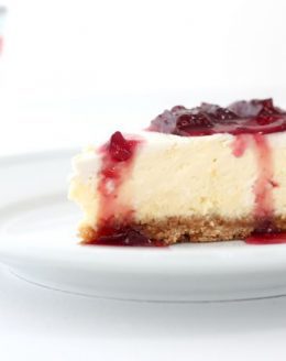 The best strawberry topping for cheesecakes, ice cream, brownies & more | Strawberry Pinot Reduction via julieblanner.com