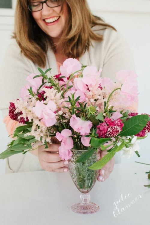 How to Arrange Flowers Julie Blanner
