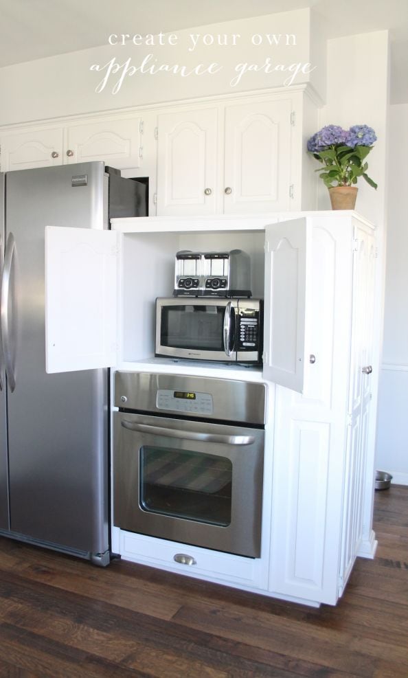 Double Oven Cabinet with Deep Drawer, Appliance Cabinets