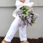 handpicked bouquet of lilacs - a thoughtful gift