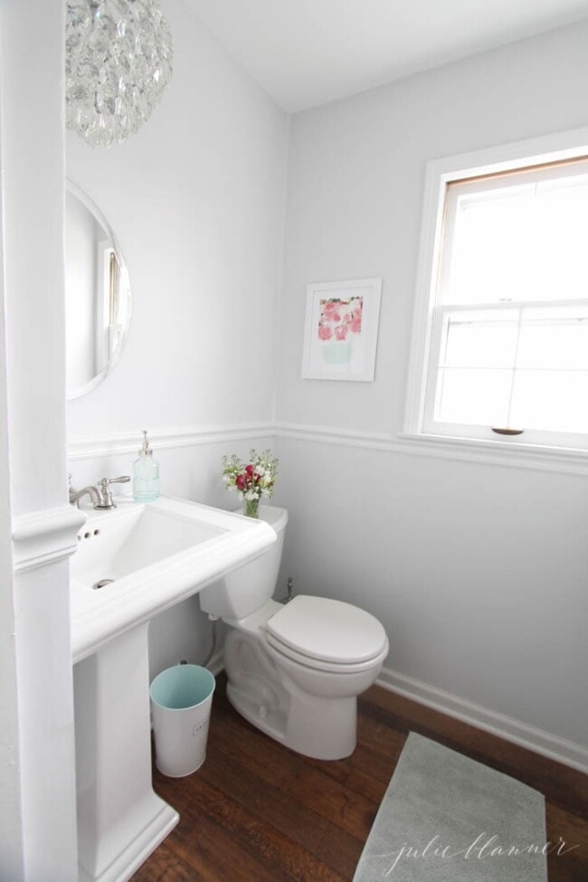 Half Bath | A Small Bathroom Remodel on a Budget