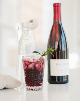 Easy Spring Spritzer - a great daytime signature drink