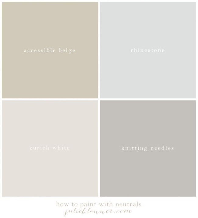 Our Neutral Paint Palette | The best neutral paint colors