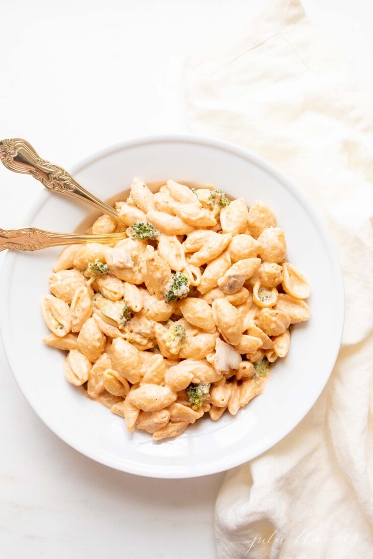 Creamy Pasta Con Broccoli Julie Blanner