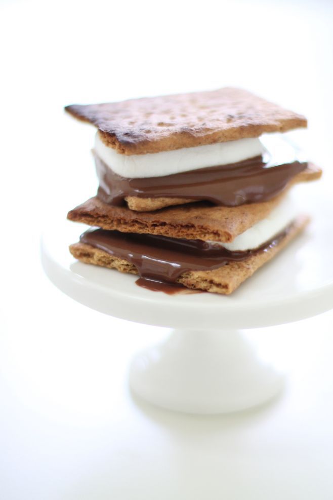 Make s'mores on the grill for a classic after dinner dessert