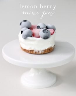 Lemon Berry Pie - refreshing summer dessert recipe