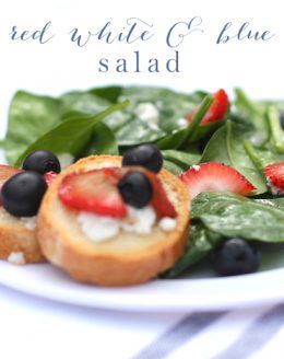 Red White & Blue Salad | 4th of July Recipes