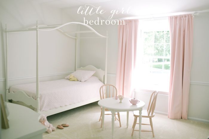 little girl's bed