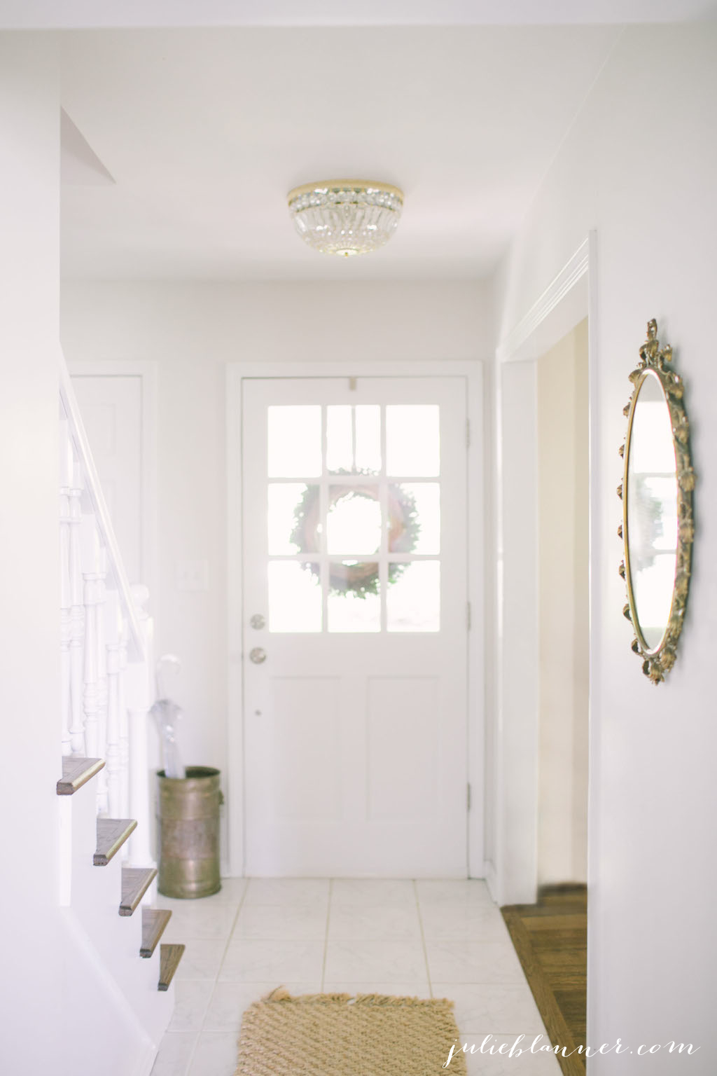 traditional entryway full of light